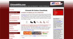 Desktop Screenshot of chinookrvs.com